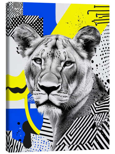 Canvas-taulu Тhe lioness