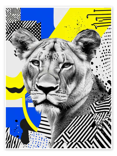 Poster Тhe lioness