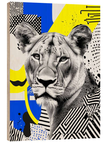 Puutaulu Тhe lioness