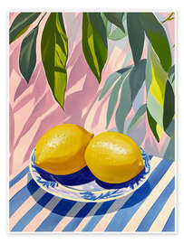 Wall print Greek Lemons - DejaReve