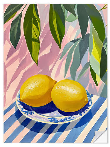 Sticker mural Greek Lemons