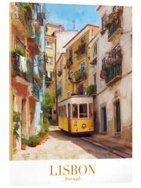 Acrylglasbild Lissabon Reisekunst