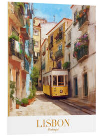 Hartschaumbild Lissabon Reisekunst