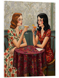 Cuadro de metacrilato Martinis and Gossip - Felipe Hora
