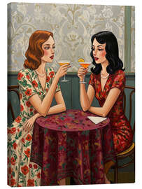 Lienzo Martinis and Gossip - Felipe Hora