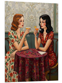 Cuadro de PVC Martinis and Gossip - Felipe Hora