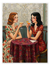 Wall print Martinis and Gossip - Felipe Hora