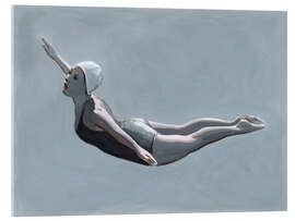 Obraz na szkle akrylowym Grey High Diver