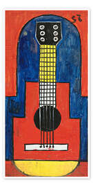 Poster Gitarre, 1935 - Joaquín Torres García