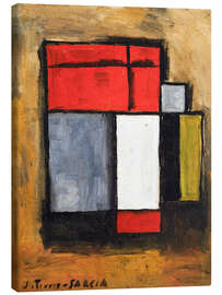 Canvas print Abstract Forms, 1929 - Joaquín Torres García