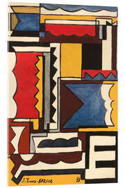 Acrylglasbild Struktur mit ineinandergreifenden Formen, 1933 - Joaquín Torres García