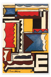 Billede Structure with interlocking forms, 1933 - Joaquín Torres García