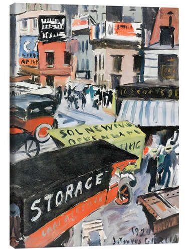 Canvas print Fourteenth Street, Business Town, 1920