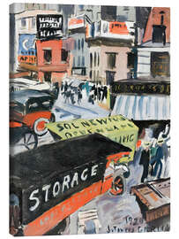 Canvas print Fourteenth Street, Business Town, 1920 - Joaquín Torres García