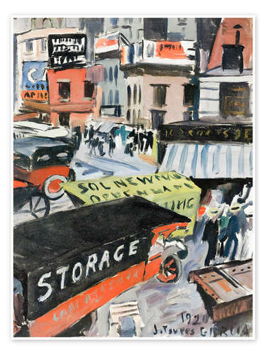 Plakat Fourteenth Street, Business Town, 1920