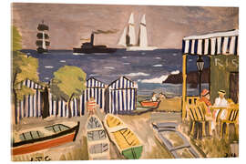 Tableau en verre acrylique Beach Landscape, 1924 - Joaquín Torres García