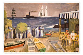 Billede Beach Landscape, 1924 - Joaquín Torres García