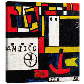 Lienzo Transatlántico Constructivo, 1936 - Joaquín Torres García