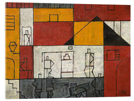 Cuadro de metacrilato Calle núm. 2 - Paisaje constructivista - Joaquín Torres García