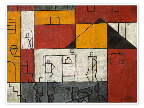 Poster Rue no. 2 - Constructivist Landscape