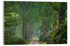 Holzbild Weg zum Herrenhaus - Martin Podt