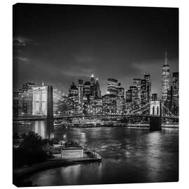 Quadro em tela New York City night impression - Melanie Viola