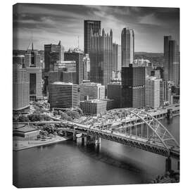 Quadro em tela Pittsburgh, Fort Pitt Bridge - Melanie Viola