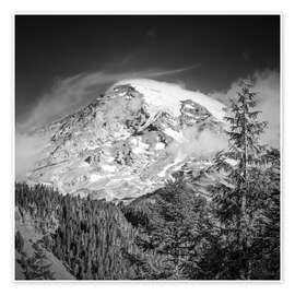 Wall print Striking Mount Rainier - Melanie Viola
