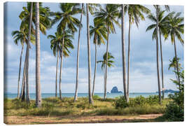 Canvastavla Palm beach on Koh Yao Yai, Thailand