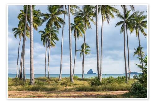 Poster Palm beach on Koh Yao Yai, Thailand