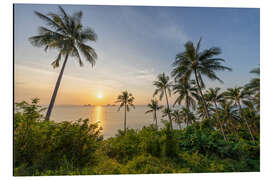 Quadro em alumínio Sunset on Koh Samui, Thailand