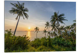 Gallery Print Sonnenuntergang auf Koh Samui, Thailand