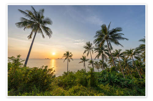 Poster Sunset on Koh Samui, Thailand