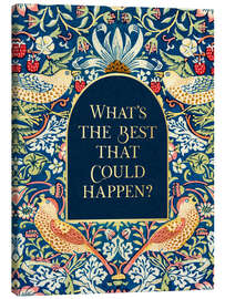 Canvas print What's the Best That Could Happen? - Mod Pop Deco