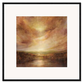 Impresión de arte enmarcada Sunset Colours - Annette Schmucker