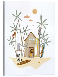Quadro em tela Surf Lodge Animals - Urchin Bay