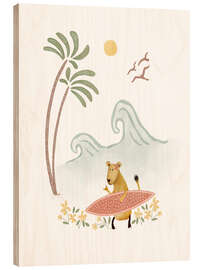 Cuadro de madera Lioness Surf Girl - Urchin Bay