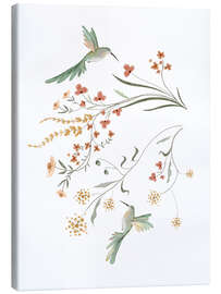 Quadro em tela Hummingbird Watercolor - Urchin Bay