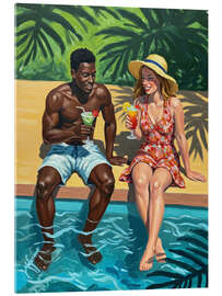 Cuadro de metacrilato Drinks by the pool - Felipe Hora