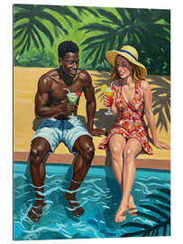 Gallery Print Getränke am Pool