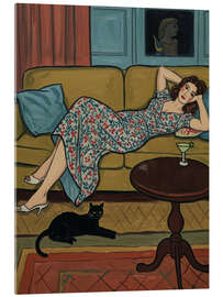 Acrylic print Sofa Night