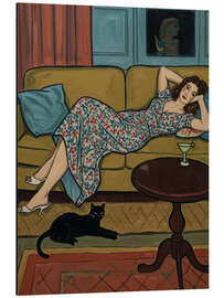 Magnettafel Sofa-Abend