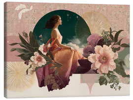 Tableau sur toile Star Prayers - Longing blooms in silence - Niphion