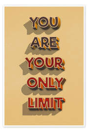 Wall print You Are Your Only Limit - Durro Art