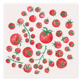 Wall print Tomatoes - Nic Squirrell