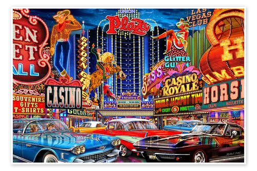 Poster Vintage Las Vegas