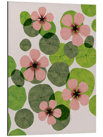 Magnettafel Grüne Seerosen