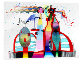 Acrylic print Beach Romance - Elena Samborskaja