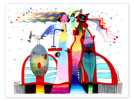 Wall print Beach Romance - Elena Samborskaja