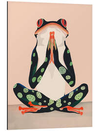 Obraz na aluminium Yoga Frog - Artsy Sesta